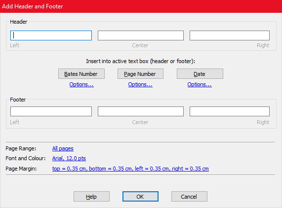 Formatting