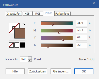 dialog - colour picker