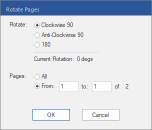 dialog - rotate pages