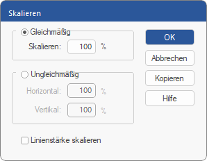 dialog - scale