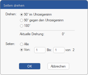 dialog - rotate pages