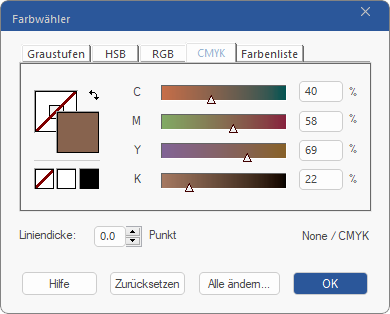 dialog - colour picker