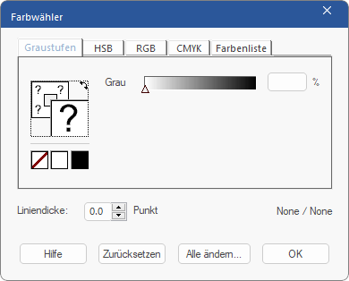 dialog - colour picker - no common