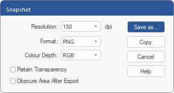 dialog - save snapshot