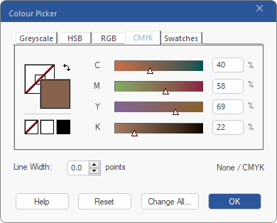 dialog - colour picker