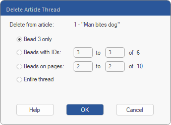 dialog - article delete